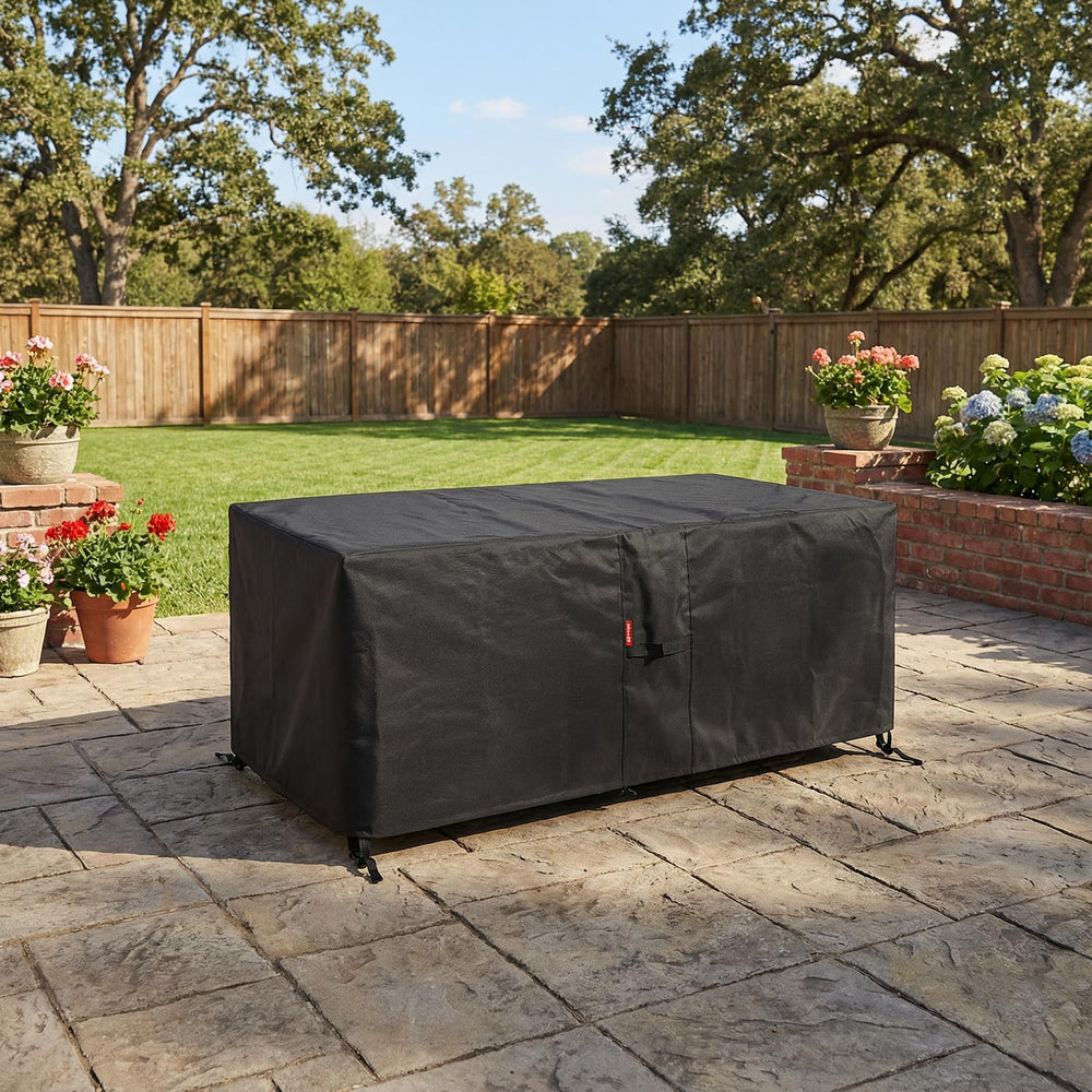 Adjustable drawstring of SheeChung Rectangular Fire Pit Cover