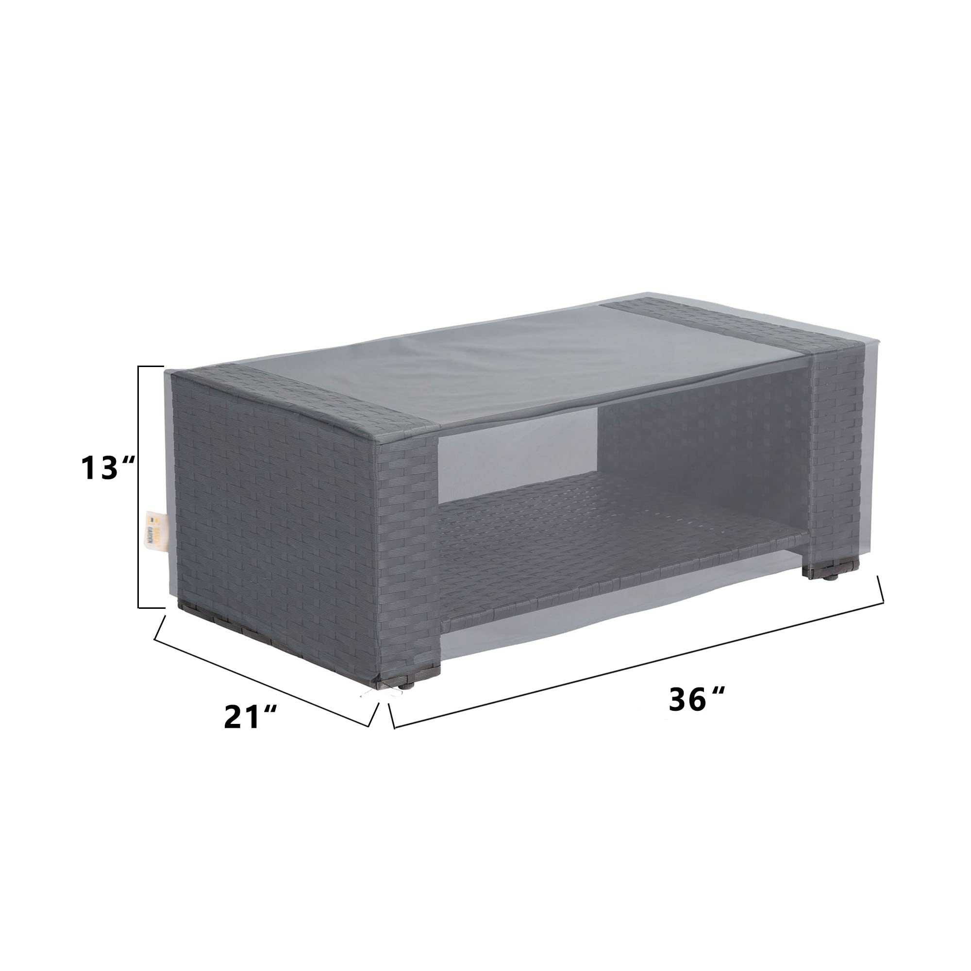 Adjustable drawstring on BANER GARDEN furniture covers