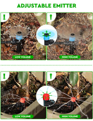 Adjustable drip emitters from Landtouch Drip Irrigation System