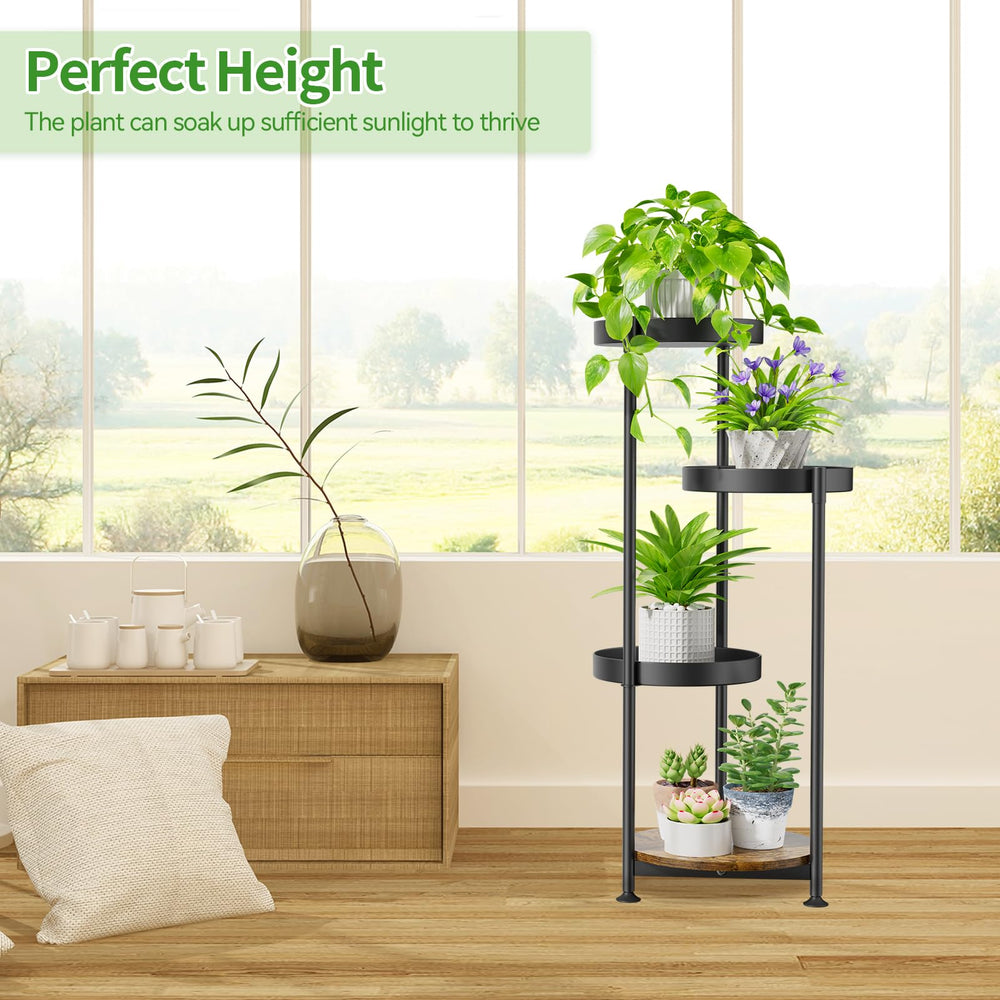 Adjustable foot pads of Oppro Plant Stand for floor protection
