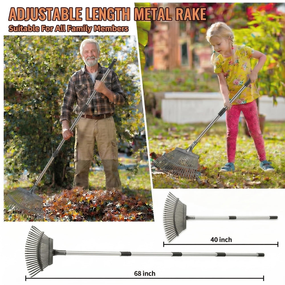 Adjustable handle sections of the YIAD DRAGON HORSE rake