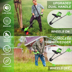 Adjustable height feature of SHGYMY Cordless Trimmer