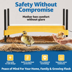 Adjustable legs of Brinsea Ecoglow Safety 1200 brooder