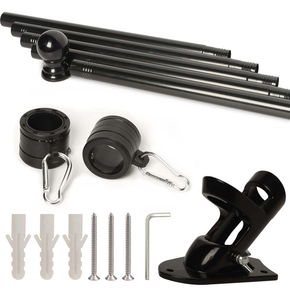 Adjustable length feature of NELXINJO flag pole kit