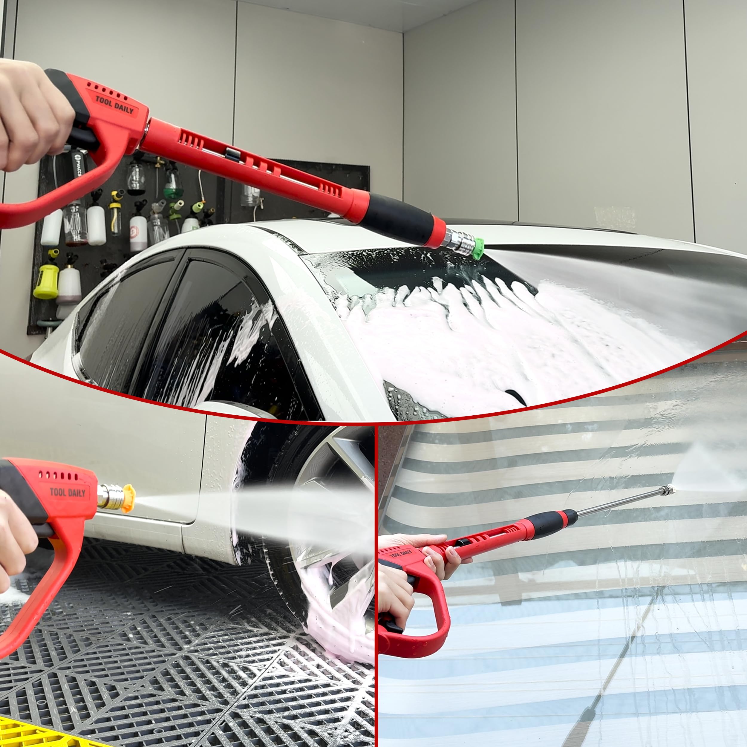 Adjustable length settings of Tool Daily pressure washer wand