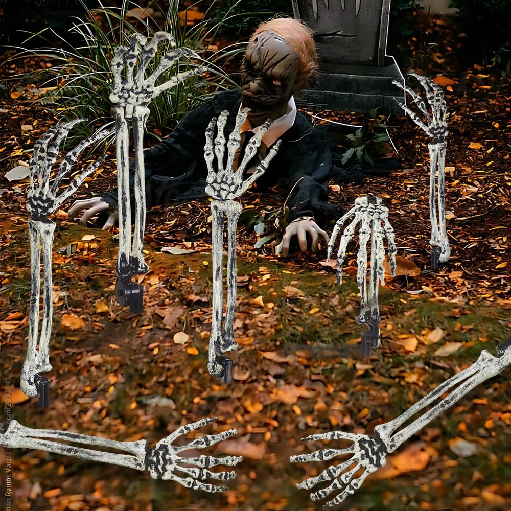 Adjustable palm angle of DIYDEC skeleton arm stake