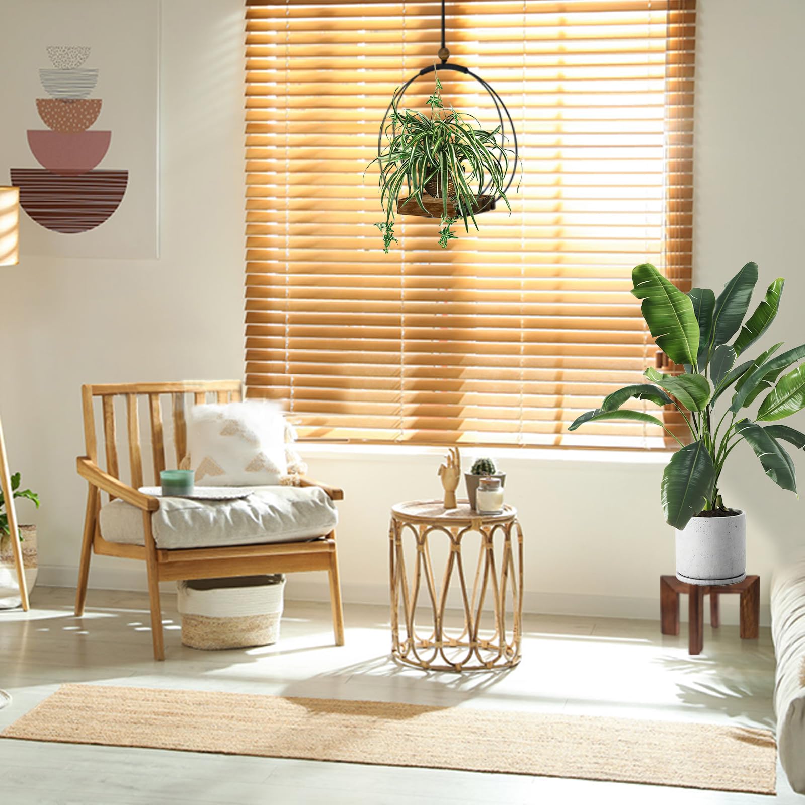 Adnkwolivt Hanging Planters packaging showing included items