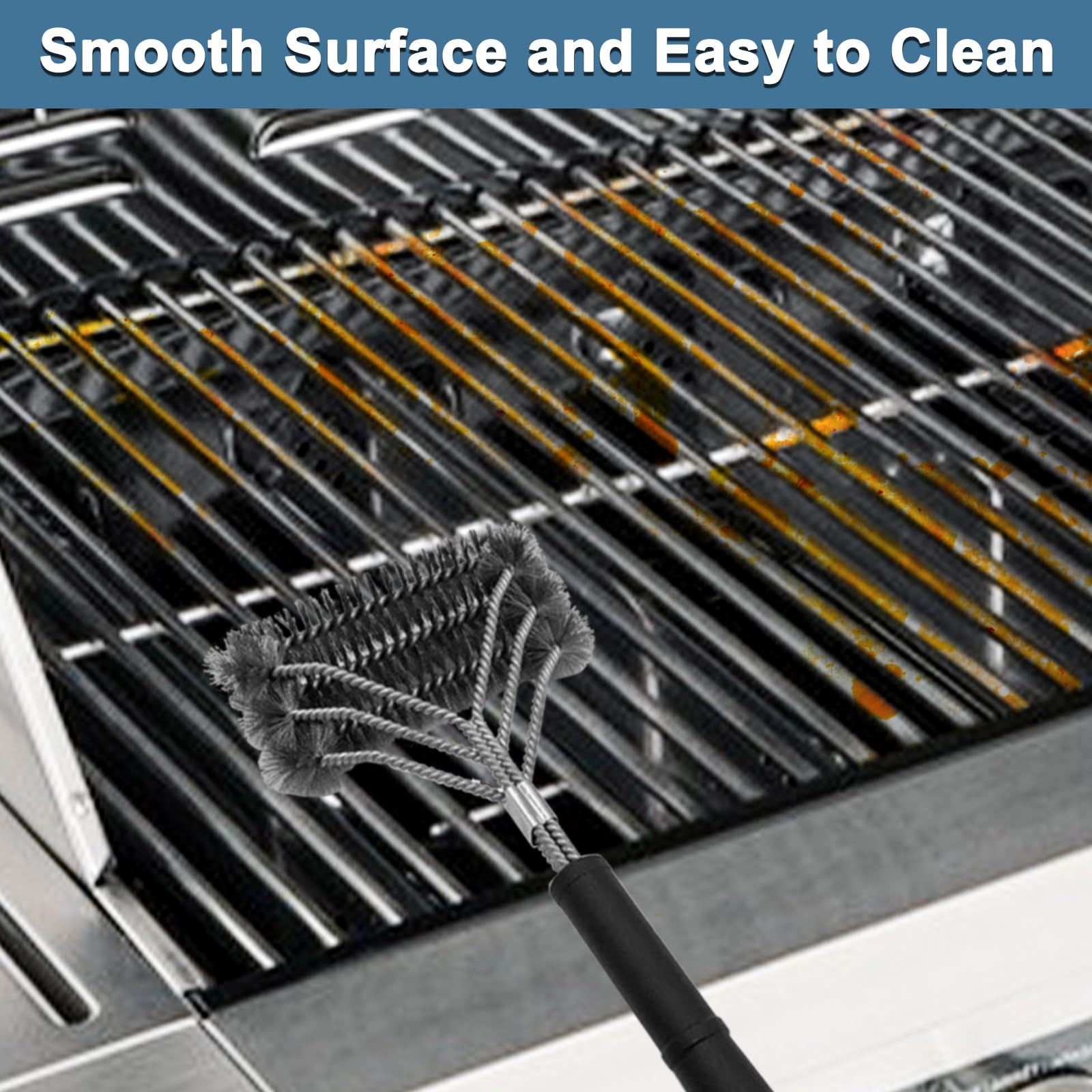 Adviace grill grates in use during a barbecue