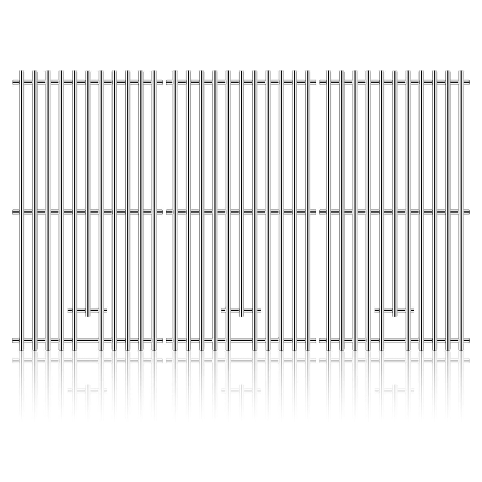 Adviace stainless steel grill grates for Kitchenaid 720-0787D, front view