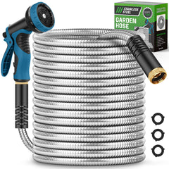 Advinski 50FT Metal Garden Hose front view