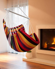 ADVOKAIR Hammock Chair Swing with ergonomic design and side pocket