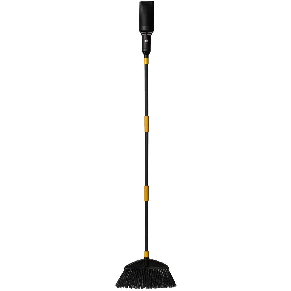 Aerobroom lightweight leaf blower in use on patio