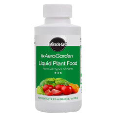 AeroGarden Liquid Plant Food 4-3-6, 3 fl. oz. bottle front view