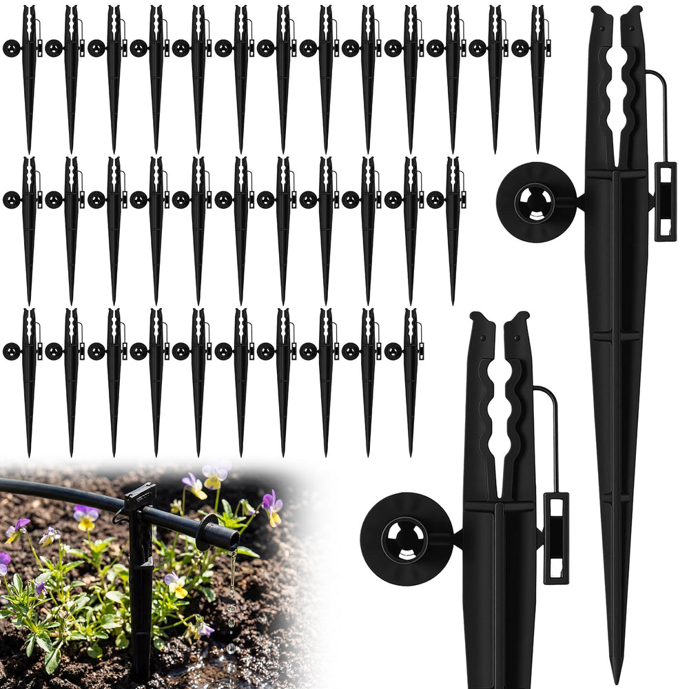 Afarnook irrigation tubing stakes 1/4 inch pack of 50 front view