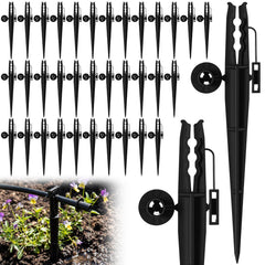 Afarnook irrigation tubing stakes 1/4 inch pack of 50 front view