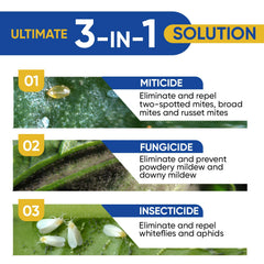 AgroMagen GrowSafe Bio-Pesticide in use on garden plants