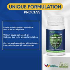 AgroMagen GrowSafe Bio-Pesticide label with ingredients
