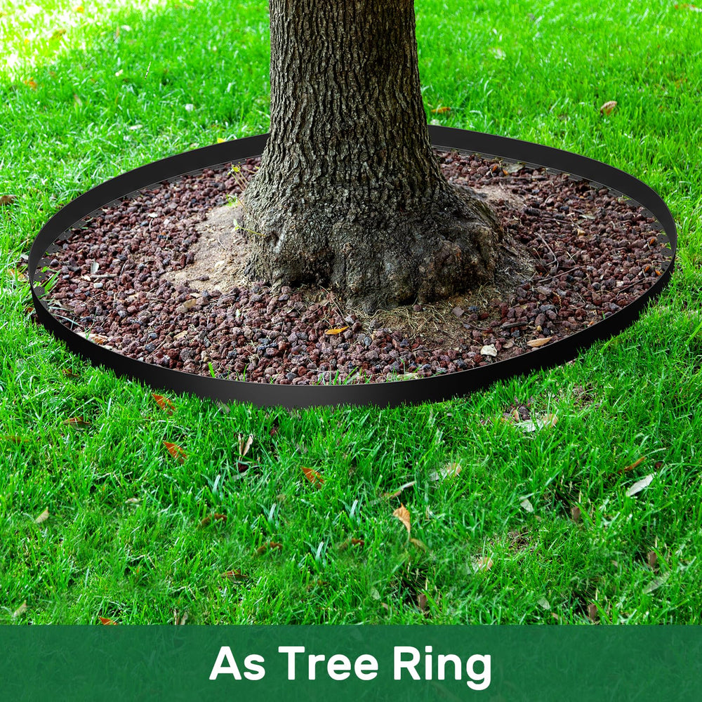 AGTEK garden edging displayed in a landscaped yard