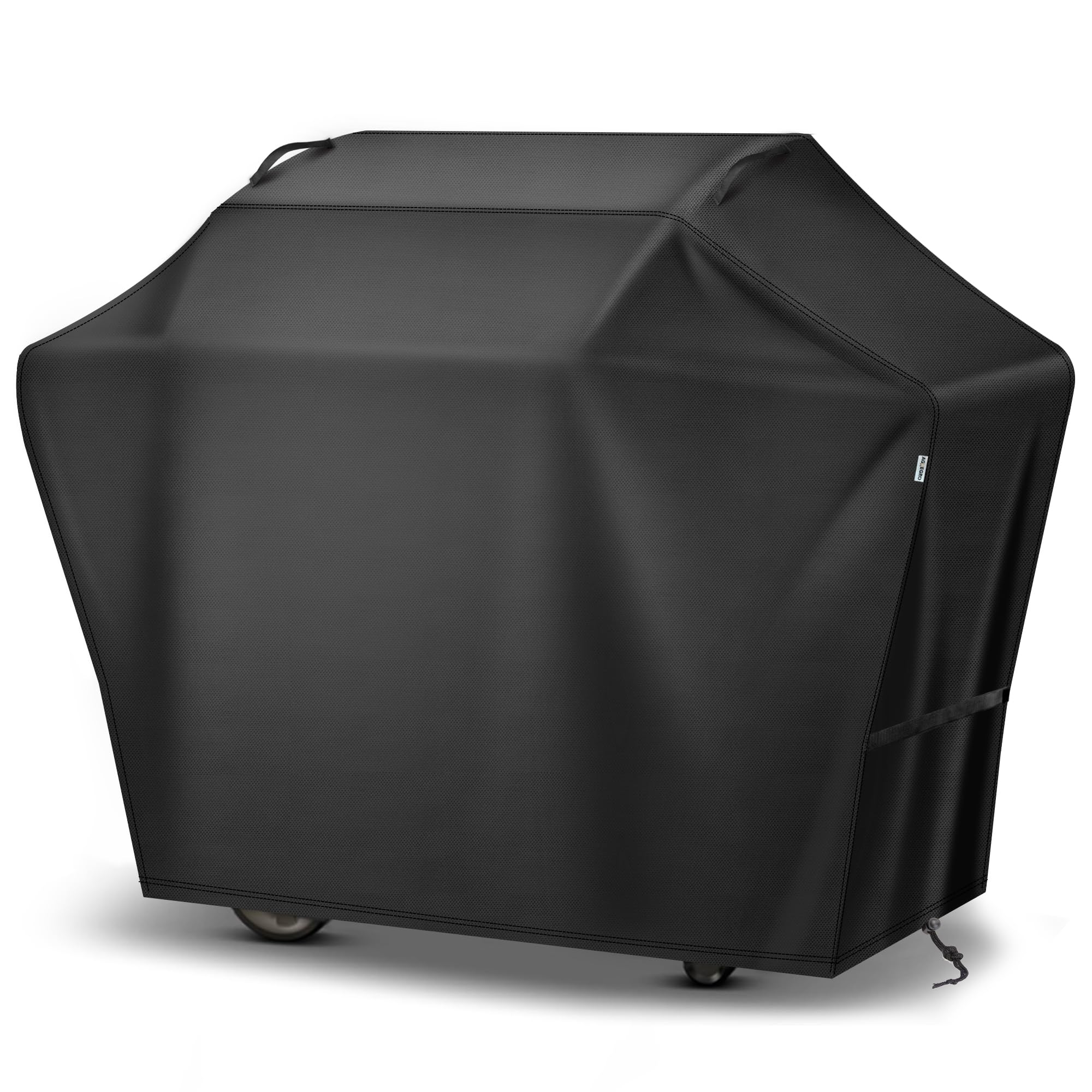 Aguegro 52 Inch Grill Cover front view in black