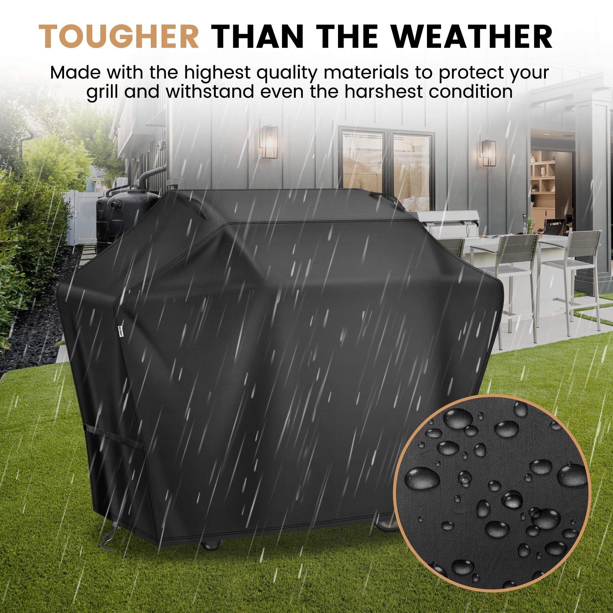 Aguegro 52 Inch Grill Cover packaging view