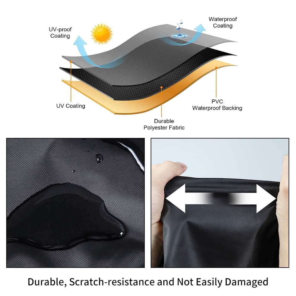 Agustone Grill Cover folded for storage