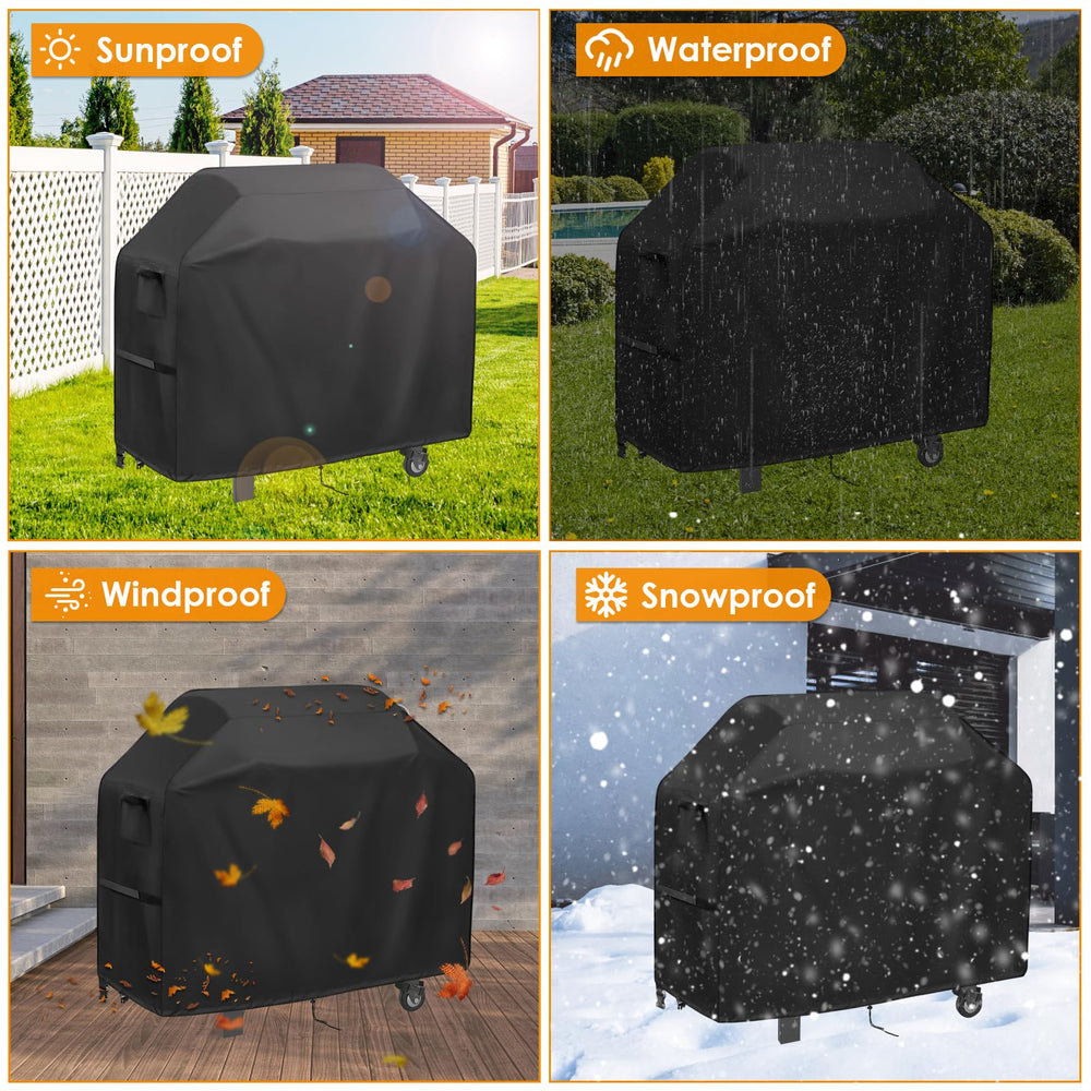 Agustone Grill Cover installed on Blackstone griddle