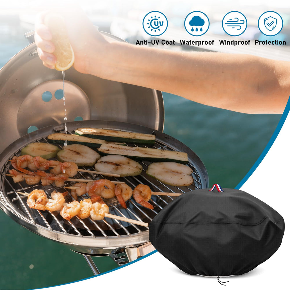 Agustone Grill Cover showing water-resistant material