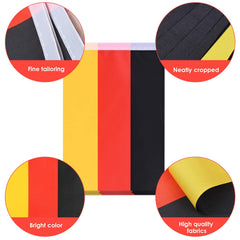 AhfuLife 30 Pcs Germany Flags hanging outdoors