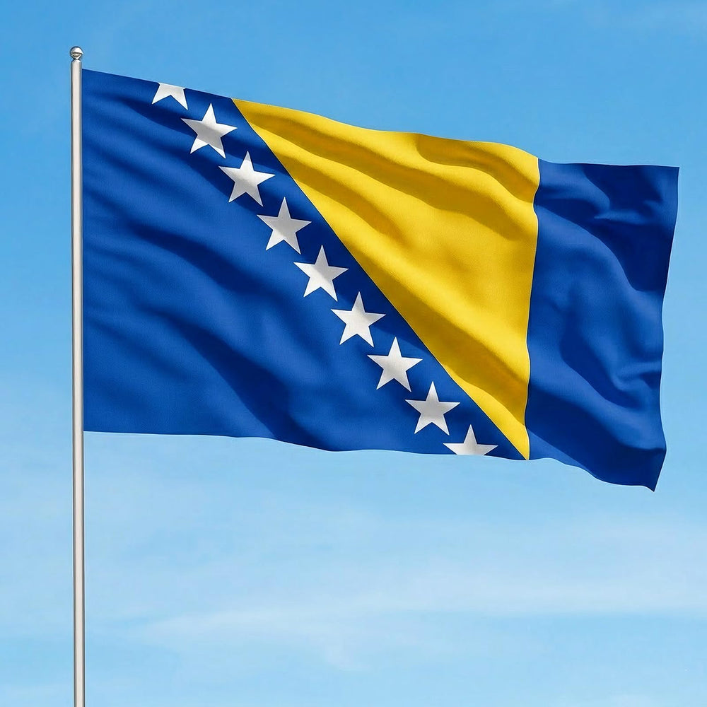 AhfuLife Bosnia and Herzegovina Flag pack of two
