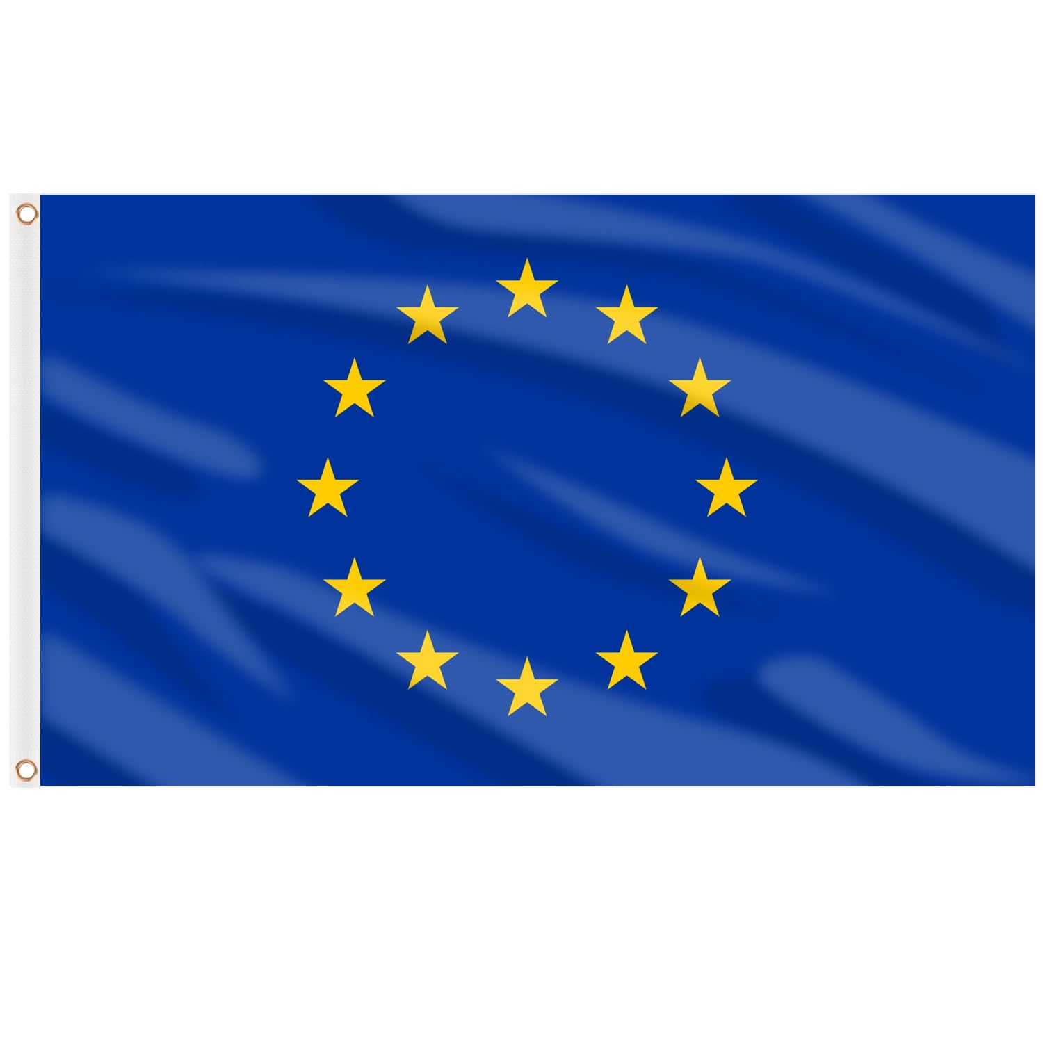 AhfuLife EU Flag 3x5 ft front view with vibrant colours