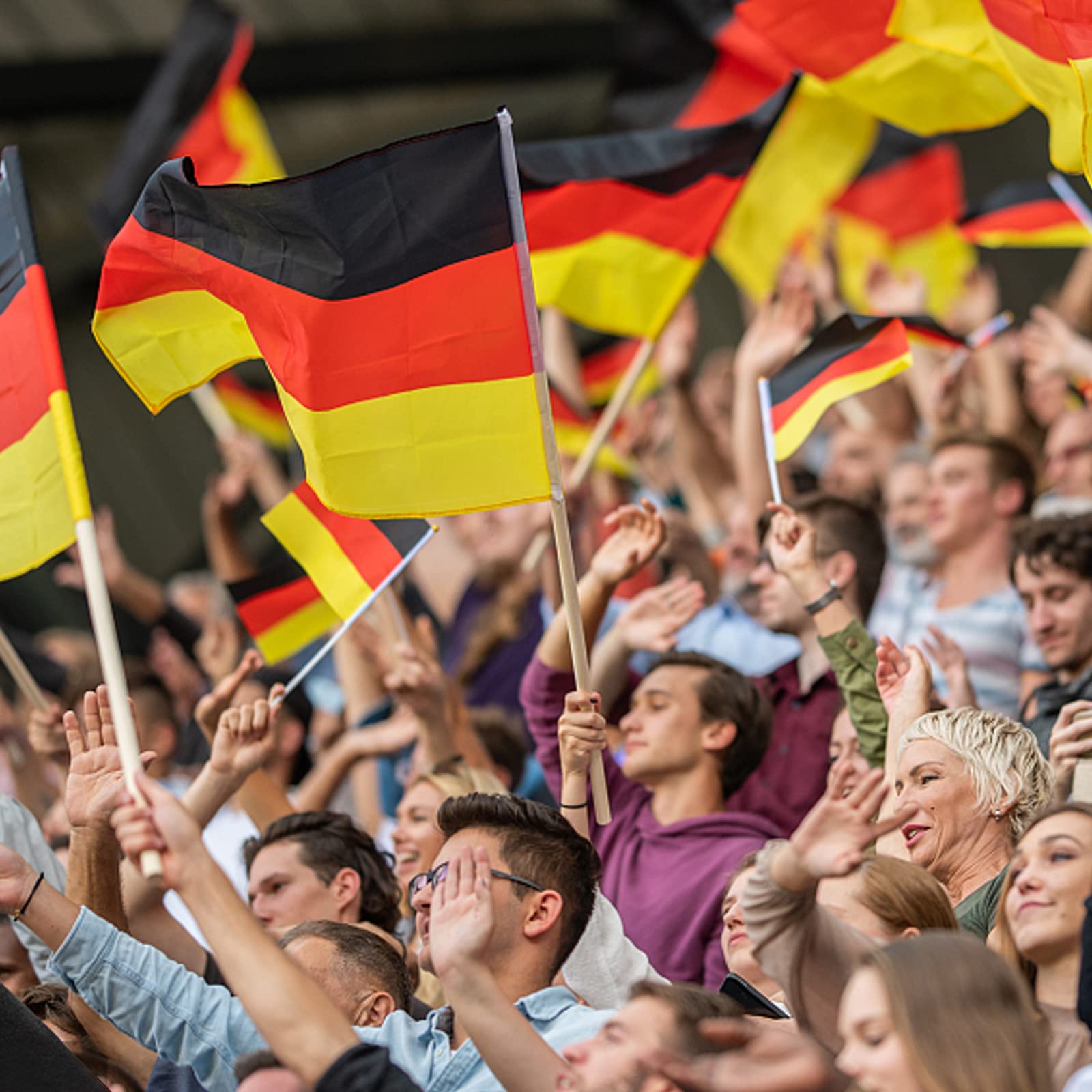 AhfuLife Germany Flag at a sporting event