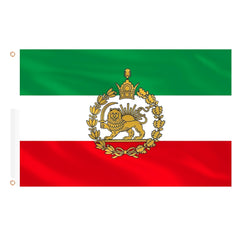 AhfuLife Iran Lion and Sun flag 3x5 ft front view