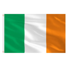 AhfuLife Irish Flag 3x5 ft front view with vibrant colours