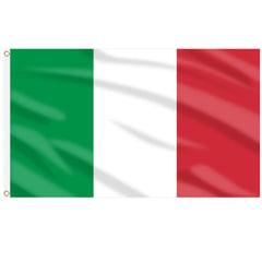 AhfuLife Italian Flag 3x5 ft front view with vibrant colours