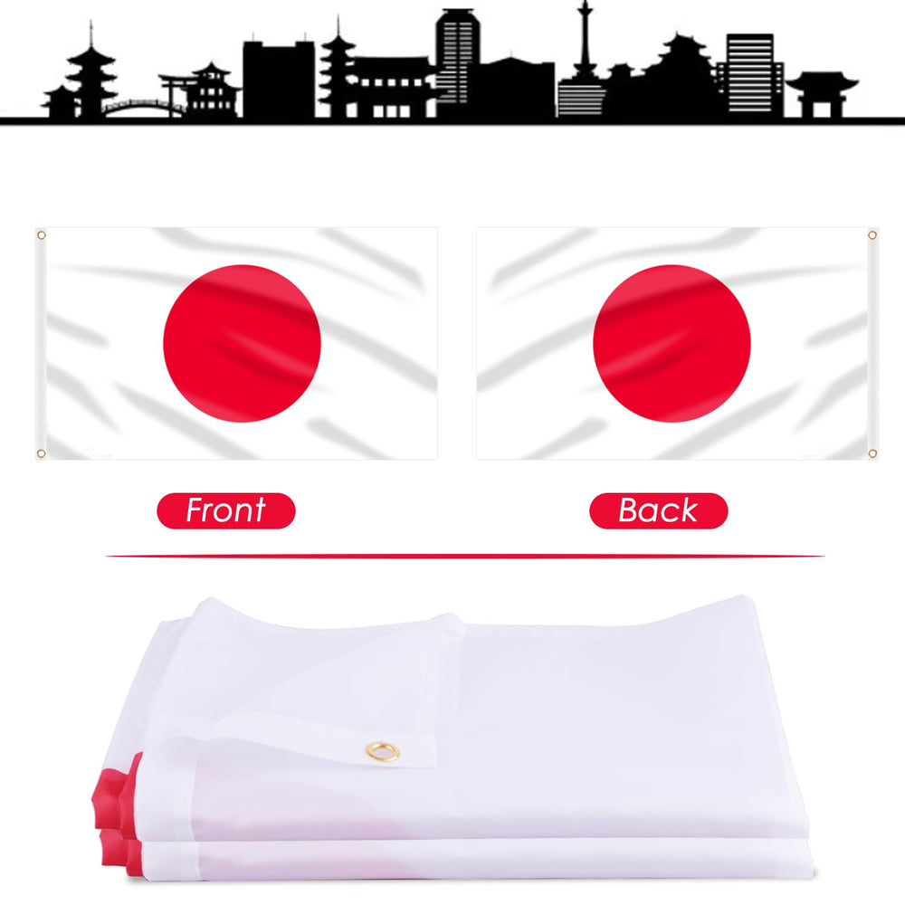 AhfuLife Japan Flag 3x5 ft packaging