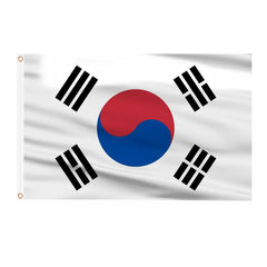 AhfuLife Korean Flag 3x5 Ft front view with vivid colours
