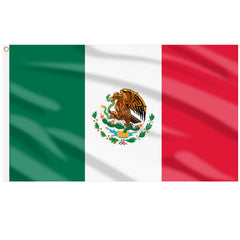 AhfuLife Mexico Flag 3x5 ft front view vibrant colors