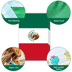 AhfuLife Mexico flags banner displayed at an outdoor party