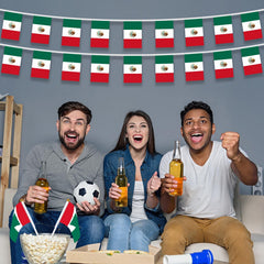 AhfuLife Mexico String Flags Banner packaging dimensions