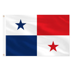 AhfuLife Panama Flag 3x5 ft front view with vibrant colours