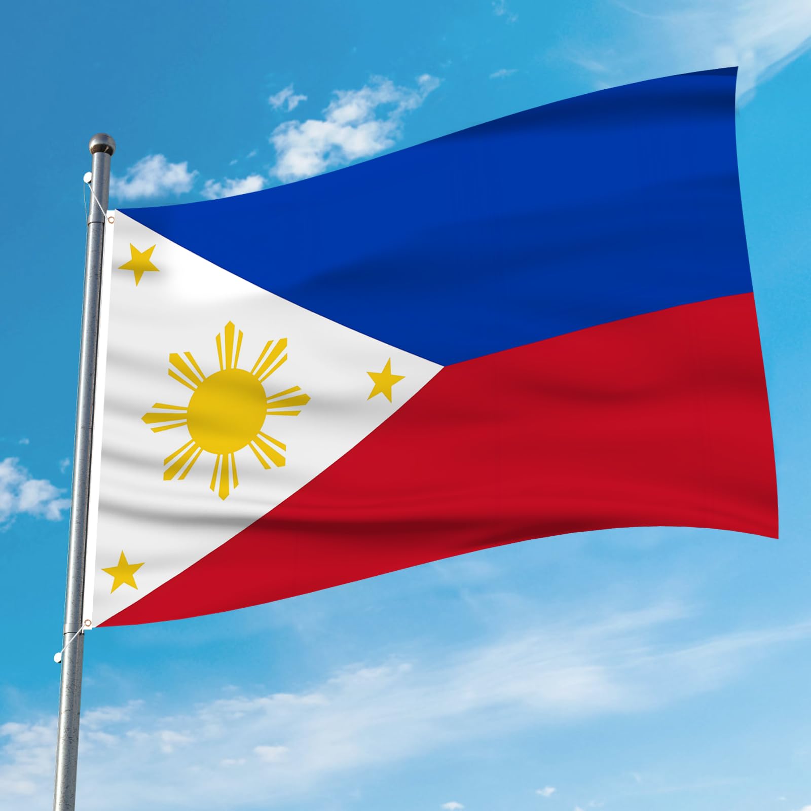 AhfuLife Philippines Flag with canvas header