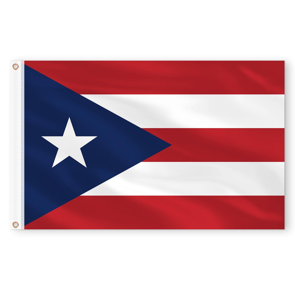 AhfuLife Puerto Rico Flag 3x5 ft front view