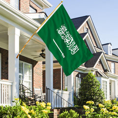 AhfuLife Saudi Arabia Flag displayed at a celebration