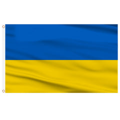 AhfuLife Ukraine flag 3x5 ft front view with bright colours