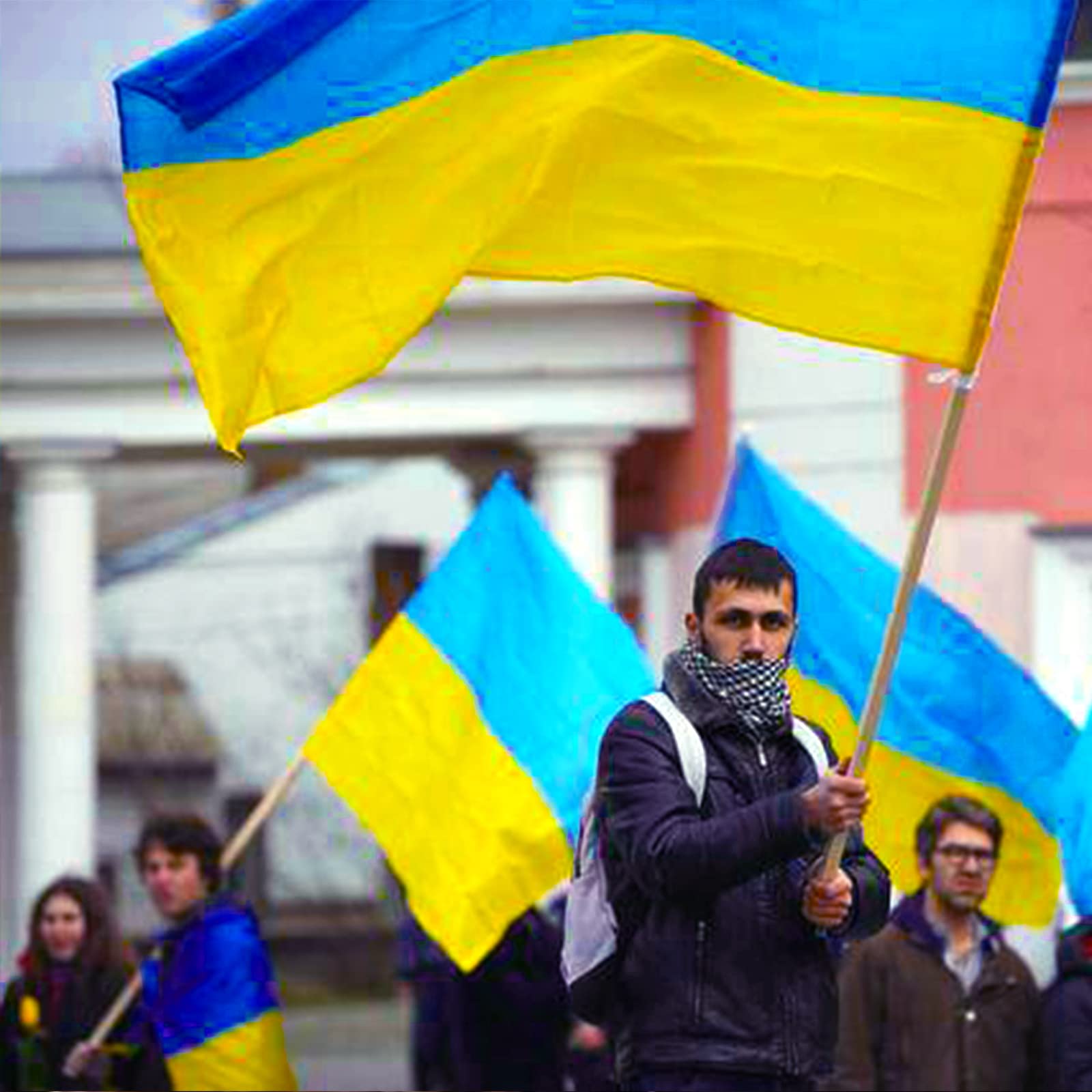 AhfuLife Ukraine Flag packaging