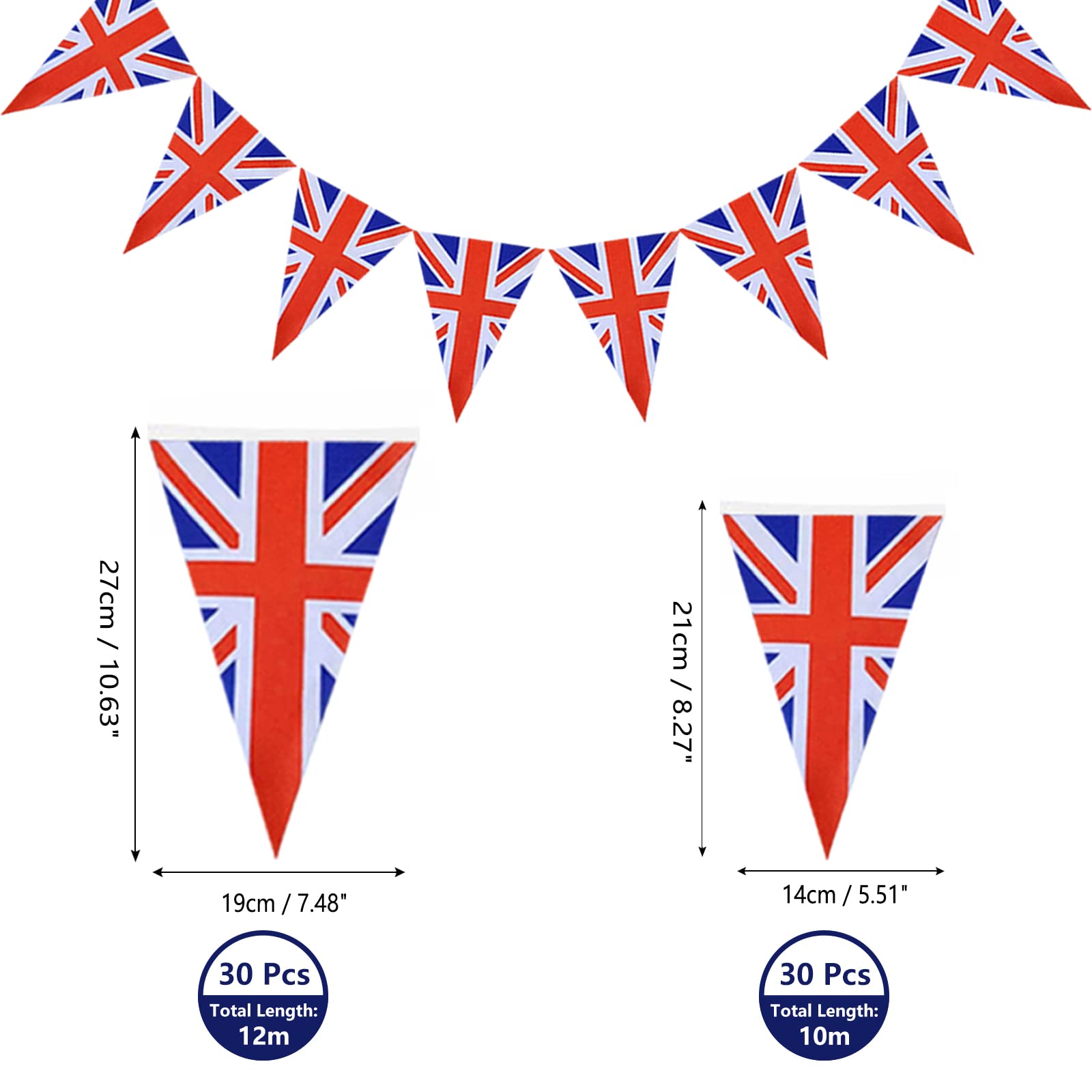 AhfuLife Union Jack flags displayed at a party