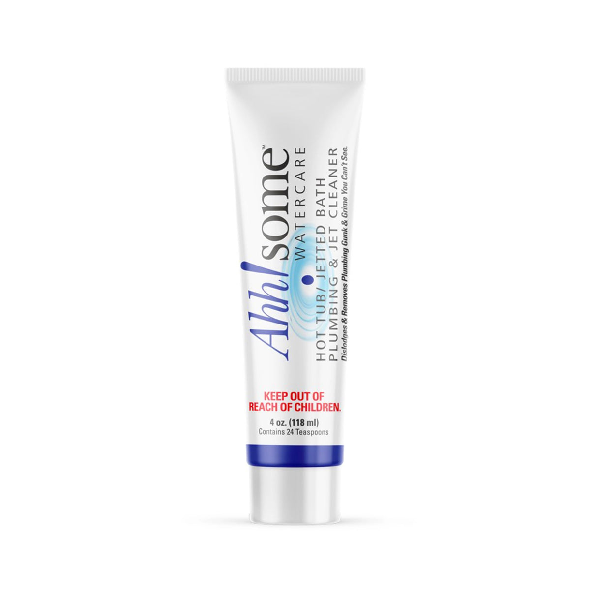 Ahh-Some Hot Tub Purge Cleaner 4 oz tube front view