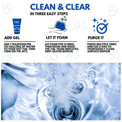 Ahh-Some Hot Tub Purge Cleaner on a cleaning tool