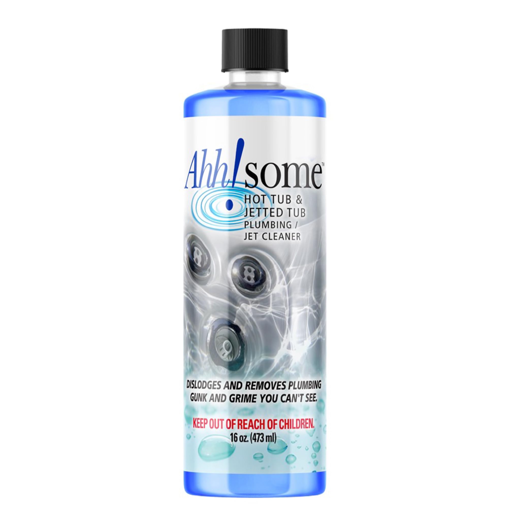 Ahh-Some Jetted Tub Cleaner 16 oz bottle front view