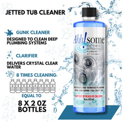 Ahh-Some Jetted Tub Cleaner bottle side view